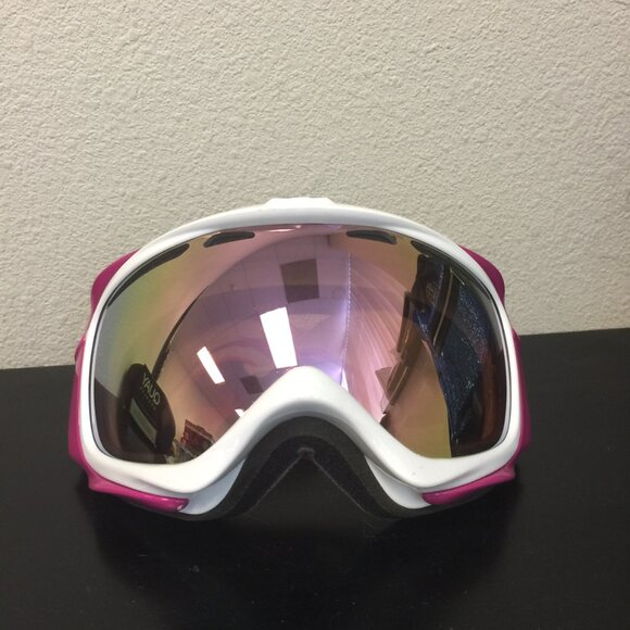 PRELOVED - Oakley Elevate white/pink snowboard goggles MISC114 - Picture 4 of 5